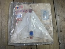 Comet Fender Mud Flap Hunt Wilde Mudflap Mudguard Blue NOS Space Era Accessory