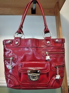 kathy van zeeland red purse