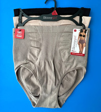 Skinnygirl 3 pairs Size L SG7703 Seamless Shaping Briefs Butt Lift High Waist