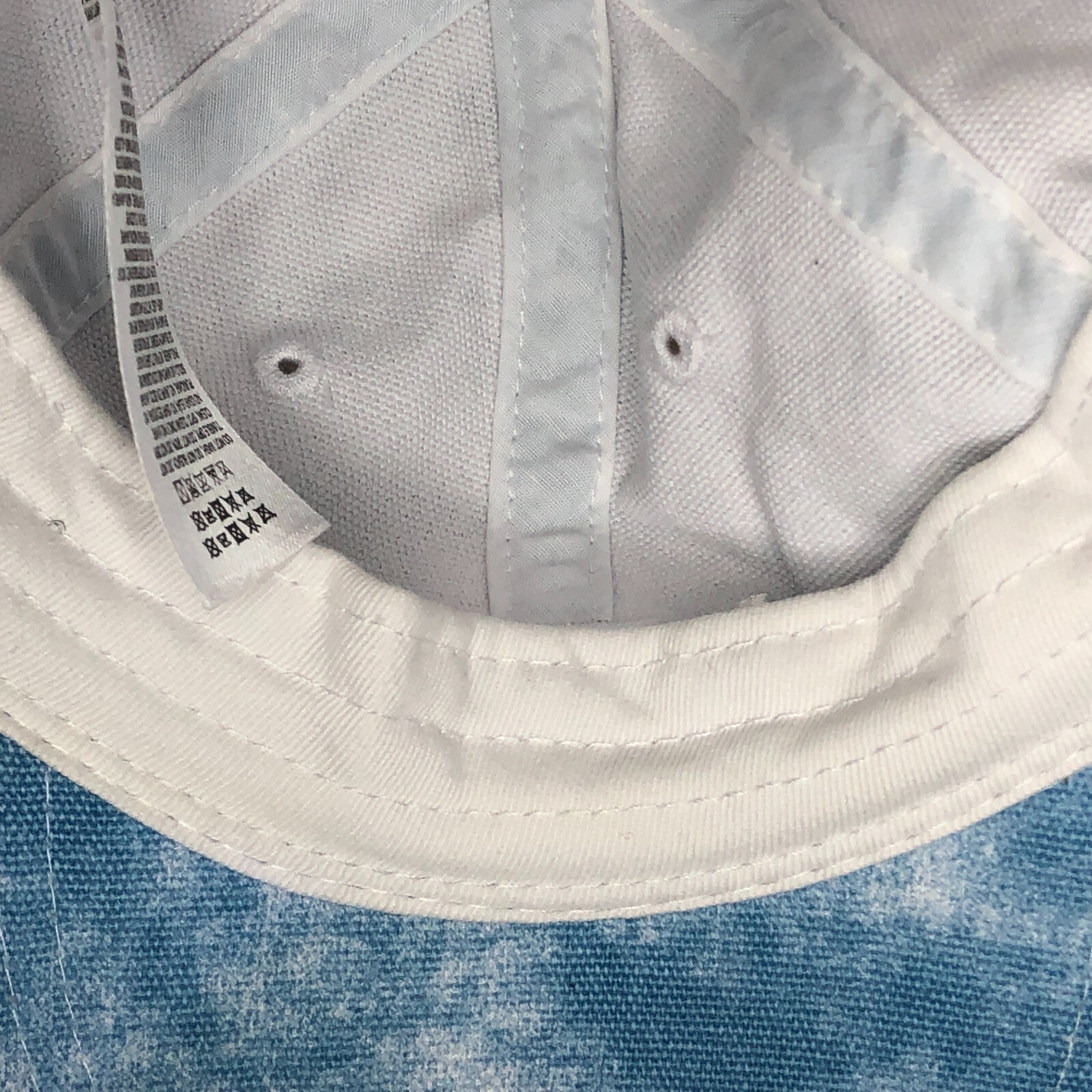 VANS Strapback Hat Cap Blue Clouds - image 10