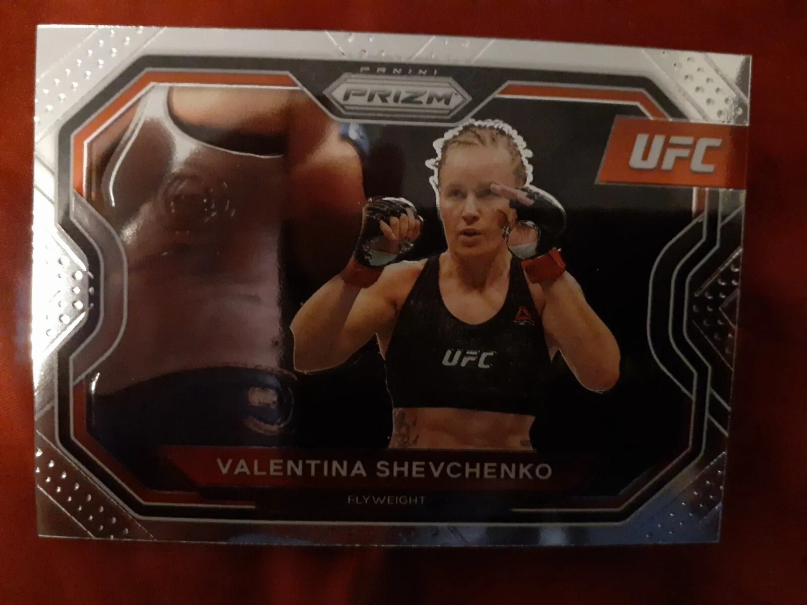 2021 Panini Prizm UFC Valentina Shevchenko SILVER PRIZM #139 (PERFECT CONDITION)