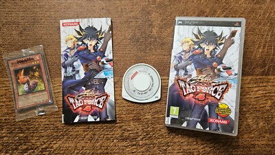 SONY PLAYSTATION PORTABLE PSP YU GI OH YU-GI-OH! 5D'S TAG FORCE 4 #RG4 CIB *KARTE