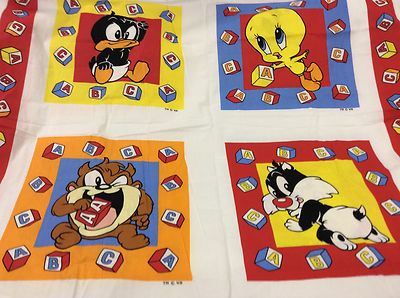 TIME WARNER BABIES WITH DOUBLE BORDER BLOCKS PANEL    