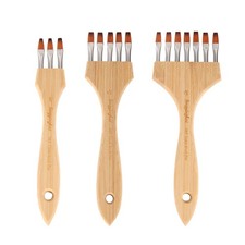 Professional Artist Brush Set Acrylic Watercolor Mop Set NylonWool Blend