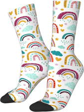 Unisex Novelty Crew Socks, Women Casual Funny Crazy Dress Socks for Valantine'S