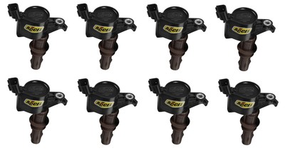 ACCEL 140033EK-8 SuperCoil Ignition Coil - Black, 8-Pack
