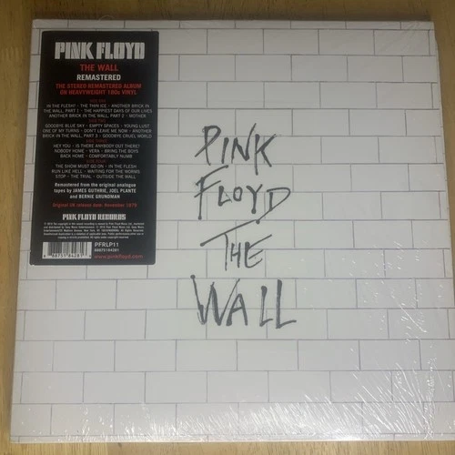 Pink Floyd “The Wall” Sealed 2LP 180g Vinyl remastered 888751842816