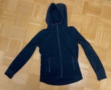 H&M Sport - Fleece-Jacke - Kapuzenjacke - Gr. M - schwarz - 2000er
