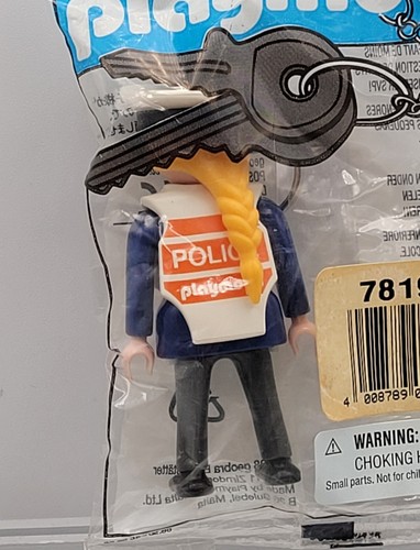 VINTAGE Playmobil Figura Portachiavi Poliziotto Femmina 1998 #7819 - SIGILLATO NUOVO - Foto 8 di 16