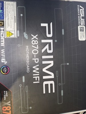 ASUS PRIME X870-P WIFI DDR5 Socket AM5 PCIe 5.0 Motherboard   Open Box