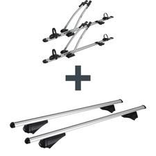 Dachträger + Fahrradträger für 2 Fahrräder - für Toyota Corolla T. Sp. E21 Kit