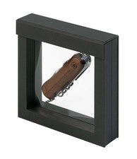 NEU Lindner NIMBUS - 13 x 13,5 cm - innen 10 x 10 - 3D Objektrahmen schwarz 4839