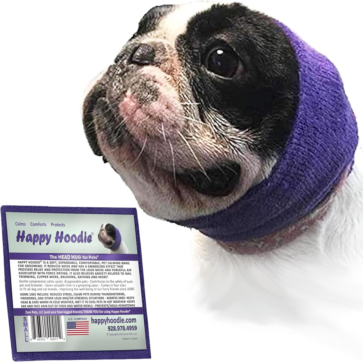 Happy Hoodie Fascia Calma-Pet: Protezione Uditiva e Riduzione Stress