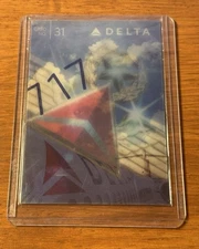 2015 Boeing 717 #31 Delta Airline Pilot Trading Card