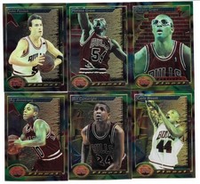 HORACE GRANT JOHN PAXSON 6 CARD LOT 1993-94 TOPPS FINEST CHICAGO BULLS TEAM