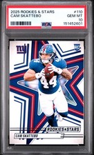 2025 PANINI ROOKIES & STARS #110 CAM SKATTEBO ROOKIE RC PSA 10