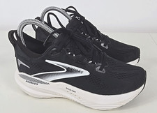 Brooks Womens GLYCERIN 22 GTS Black White Running Sneakers Sz 6B