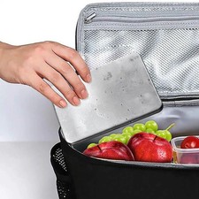 Reusable Stainless Steel Ice Packs Fresh Keeping Cooling Tray  Outdoor