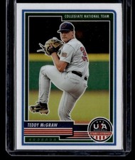 TEDDY MCGRAW 2023 PANINI USA BASEBALL STARS & STRIPES PITCHING RC USA #75