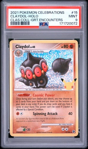 Claydol graded PSA 9 for sale on eBay