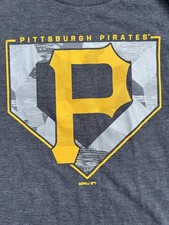 Genuine Merchandise Kids XL 16/18 Gray MLB Pittsburgh Pirates Baseball Tshirt