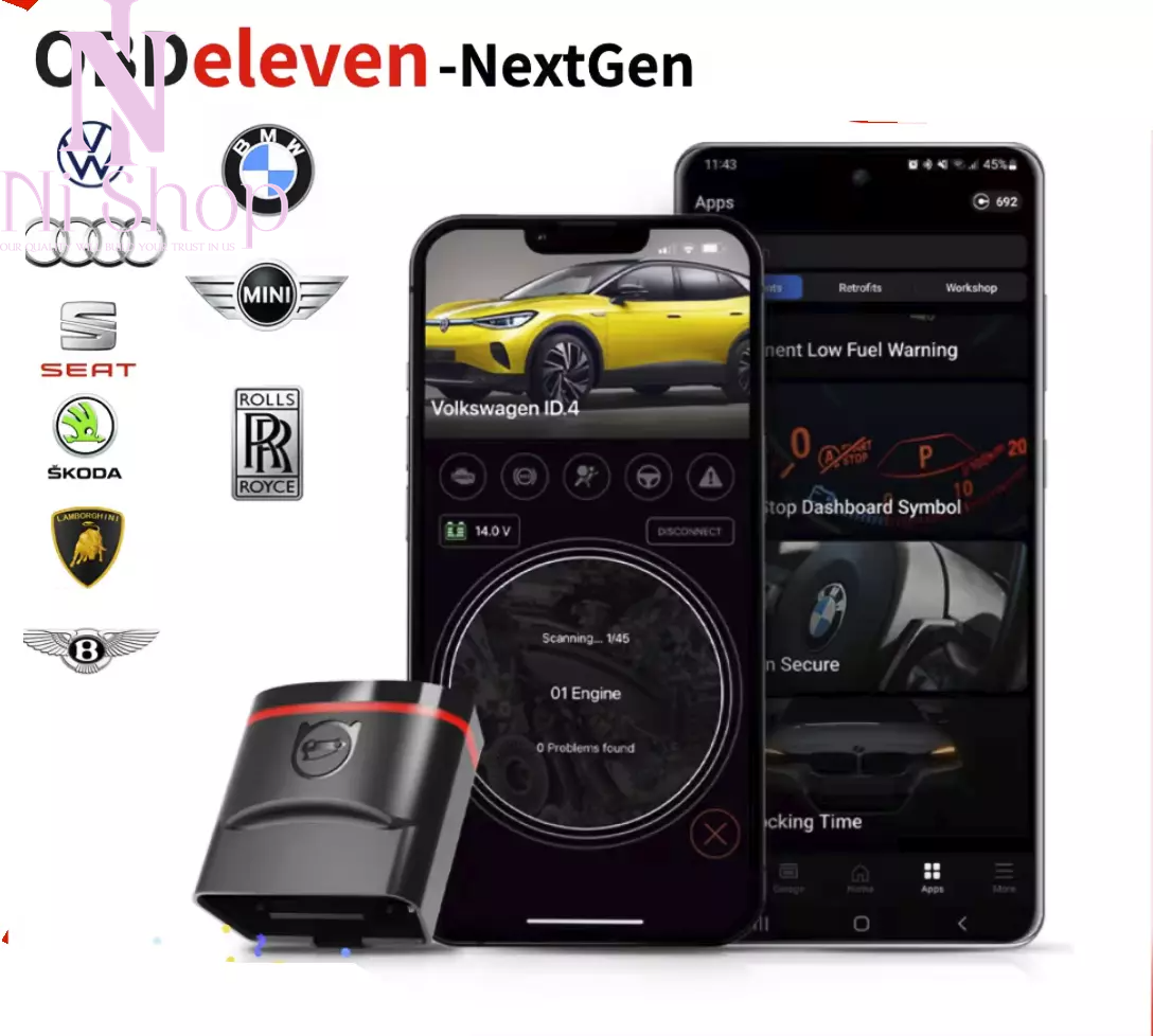 Obdeleven OBD11 Device OBD 11 For BMW Volkswagen VW Audi Skoda IOS