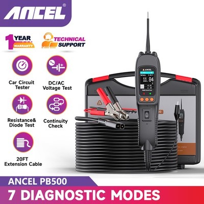  Ancel PB500 12V 24V Auto Circuit Tester Power Circuit Probe Kit Diagnose DE