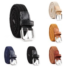 Comfortable and Durable Children's Belt with Elastic Webbing and Braided Design