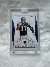 Rob Gronkowski 2015 Panini Flawless Sapphire 03/10 Patriots GEMSTONE RARE #28