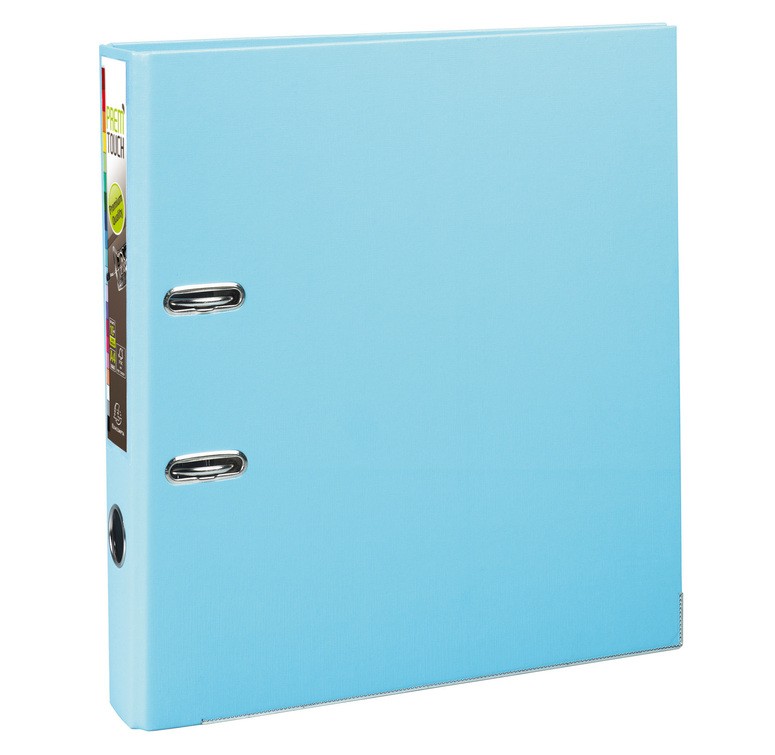 Classeur à levier Prem'Touch Exacompta bleu A4 lot de 3 pour rangement bureau