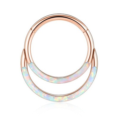 AROWRO Septum Rings 16/18G 7/8/10mm Daith Piercing Jewelry 316L Surgical Stee...