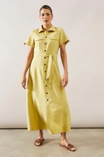 Wallis Mustard Shirt Dress Womens Daywear Dresses