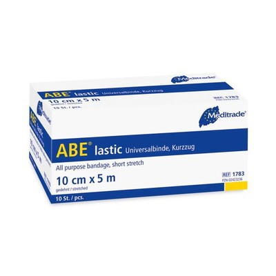 Meditrade ABE Lastic Universalbinde dauerelastisch 10 Stk elastische Fixierbinde