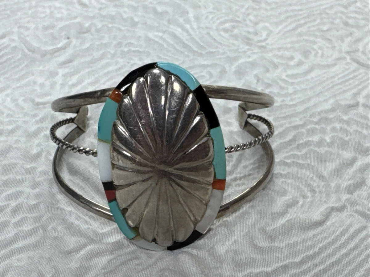 Vintage Zuni Inlay In Native American Bracelets for sale | eBay