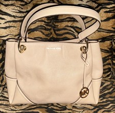 MICHAEL KORS Nicole Large Leather Shoulder To...