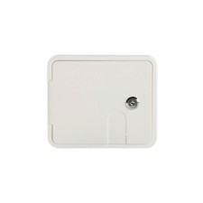 Cable Pass-Through Cover with Lock Lockable Cable Wire Opening with Key Square