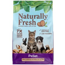Walnut-Based Pellet Non-Clumping Cat Litter, Dust-free, Biodegradable,26 Lb. Bag 1.27 per pound