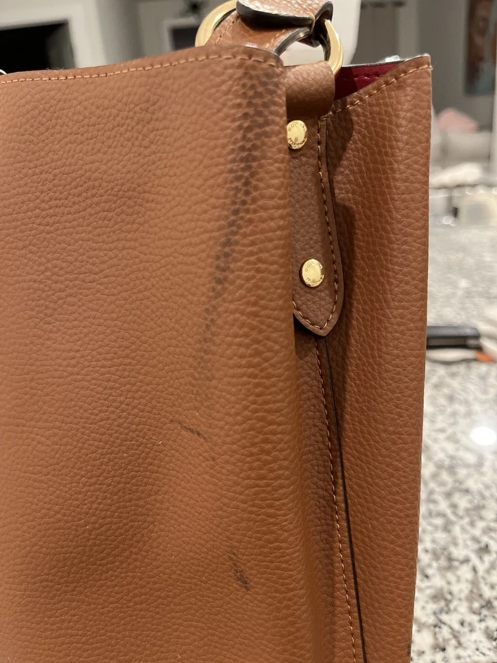 Bolsa Coach Town Bucket #91122-Excedente com Ferragens de Prata-EUC-Sem Alça Transversal - Imagem 4 de 4