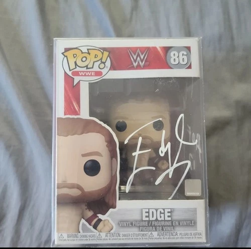 EDGE WWE ADAM COPELAND SIGNED INSCRIPTION AUTOGRAPHED FUNKO POP-BAS COA BECKETT