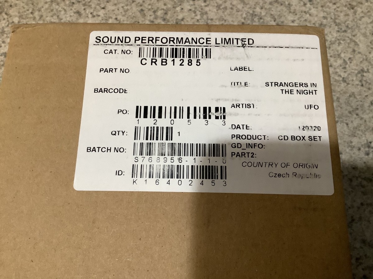 洋楽 UFO Strangers in the night 8CD box set Unboxing UFO Strangers In The Night 8CD Deluxe Edition Box Set