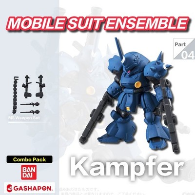 Bandai MOBILE SUIT ENSEMBLE 04 Kampfer Set Capsule Action Model Kit