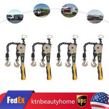 4Pcs Ratcheting Chain Load Binder Heavy Duty Tie Down Load Binder 2994kg/6600 lb