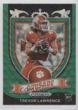 2021 Panini Prizm Draft Picks Crusade Green Wave Prizm Trevor Lawrence #161 uk2
