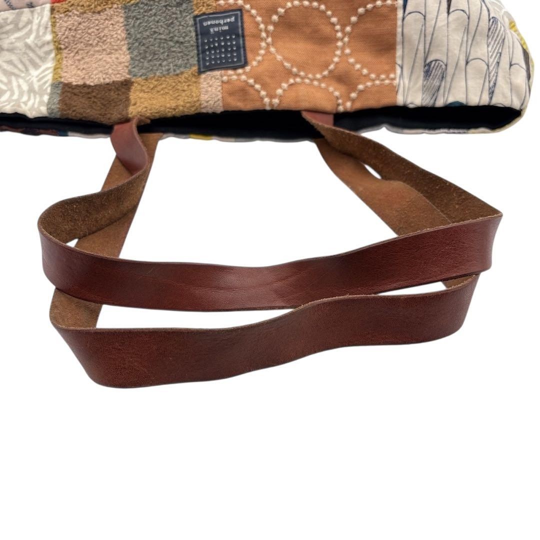 mina perhonen Patchwork Tote Bag Large Capacity A… - image 9