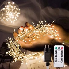 3M Waterproof Cluster String Fairy Lights Outdoor Garden Christmas Decoration H