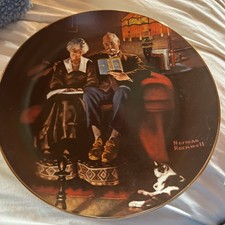 Norman Rockwell's plate 