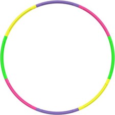 32 Inch Exercise Hoop,8-Piece Detachable Adjustable Weight Fitness Toy for