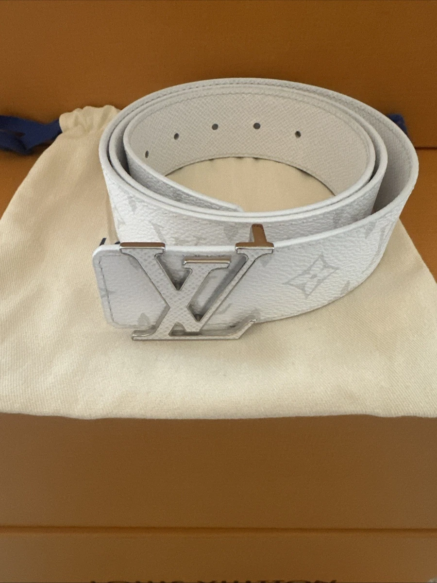 kkk)Louis Vuitton ホワイト モノグラム ベルト kkk)Louis Vuitton