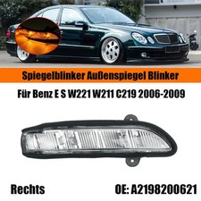 1X Recht Au&szlig;enspiegel Blinker F&uuml;r MERCEDES-BENZ CL/CLS/S/E-Klasse W219 W211 W216