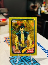 2025 Topps Chrome Marvel Namor #12 Yellow Lava Refractor Parallel
